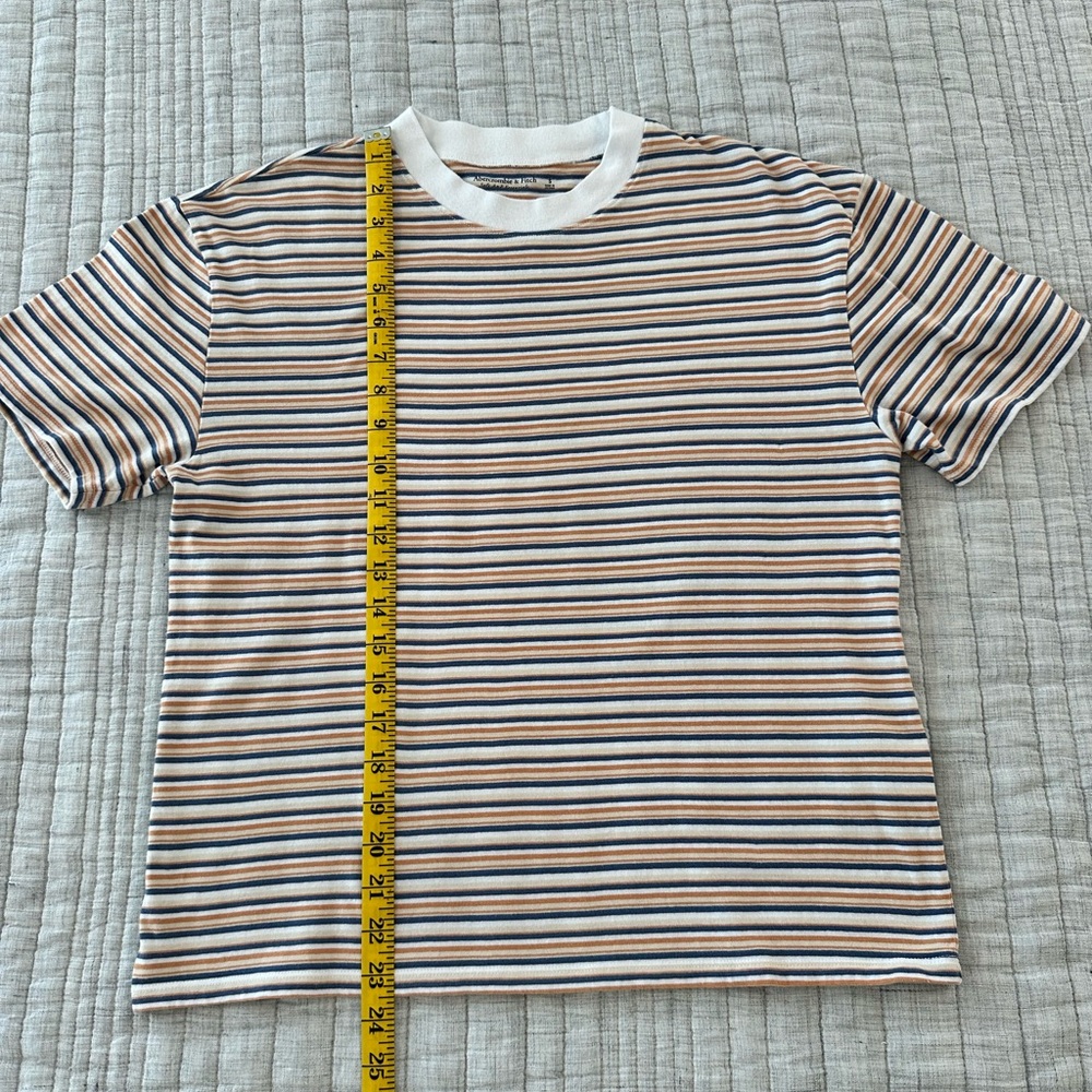 Abercrombie and Fitch Striped T-shirt Size Small